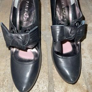 Paris Hilton Bow-Tie Wedge